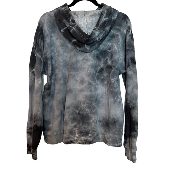 Hyper Space NASA Galaxy Gray Tie Dye Pullover Hoodie Sz. L - Picture 4 of 12